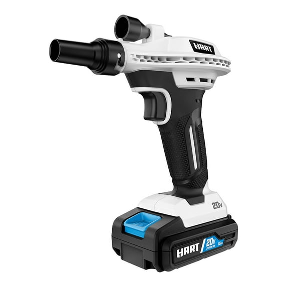 HART High Volume Low Pressure Inflator/Deflator Air Pump (1) 20-Volt 1.5 Lithium-Ion Battery