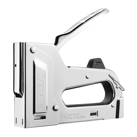 HART Light Duty Chrome Staple Gun with Bonus Staples