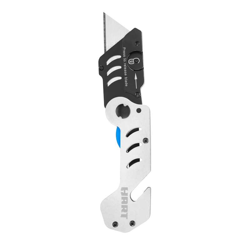 HART Micro Folding Utility Knife, Integrated String Cutter