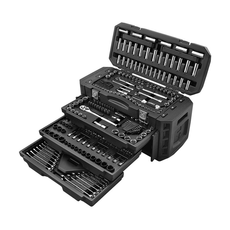 H m HART Multiple Drive 275-Piece Mechanics Tool Set, Chrome