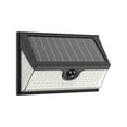 HART Solar LED Pathway and Security Light, Dusk to Dawn, Black, One
