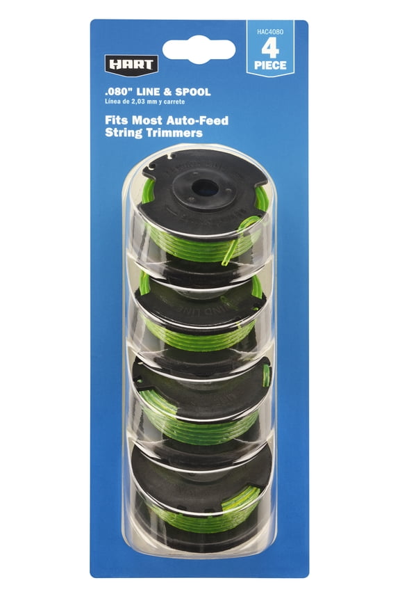 Spools .080" 4 Pack for Auto Feed Trimmers