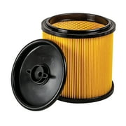 HART Standard Cartridge Filter, VCFS 3701, 1-Pack, Fits 5 to 16 Gallon Wet/Dry Vacuum Cleaners