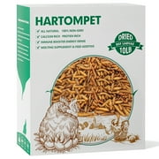HARTOMPET Dried BSF Larvae 10LB-Non-GMO Poultry Boost,85X Richer in Calcium Than Mealworms for Hens