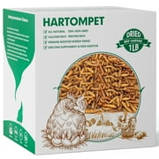 HARTOMPET Dried BSF Larvae 5LB - Non-GMO Poultry Boost,85x Richer in Calcium Than Mealworms for Hens