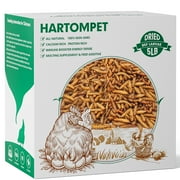 HARTOMPET Dried BSF Larvae 5LB - Non-GMO Poultry Boost,85x Richer in Calcium Than Mealworms for Hens