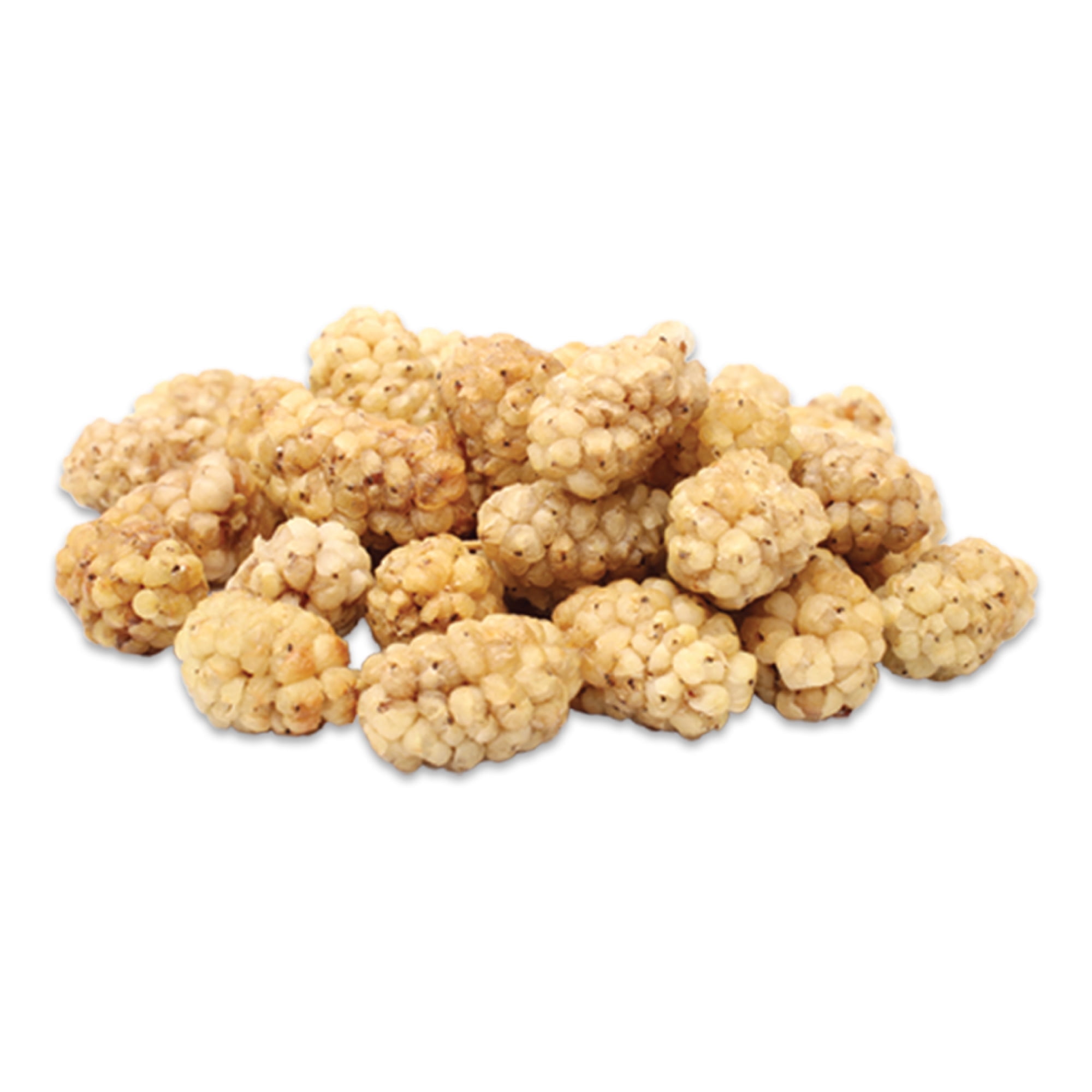 HARVEAST Turkish Dried Mulberries 2 Pounds | No Sugar, Vegan, Non-GMO | Premium White Mulberries in Resealable Bag, (2 Pack of 1 Pound)
