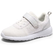 HARVEST LAND Girls Glitter Sneakers Slip-on Athletic Tennis Shoes for Boys Toddler Little/Big Kids