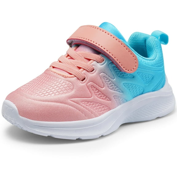 HARVEST LAND Girls Glitter Sneakers Slip-on Athletic Tennis Shoes for Boys Toddler Little/Big Kids