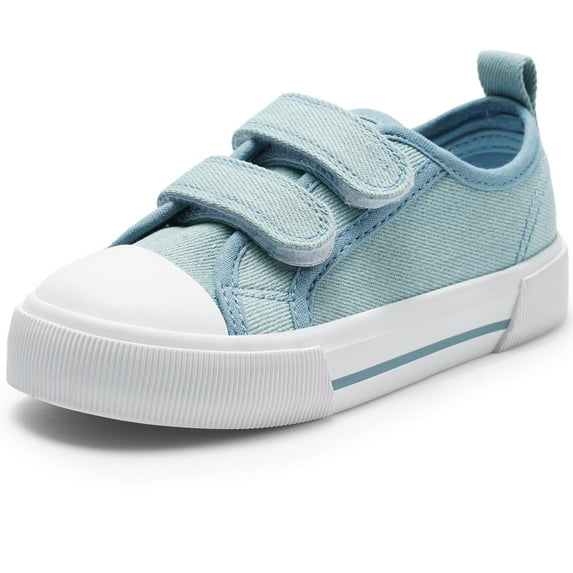 HARVEST LAND Toddler Shoes Boys Girls Slip on Sneakers Cushioned Canvas Dress Shoes for Kids