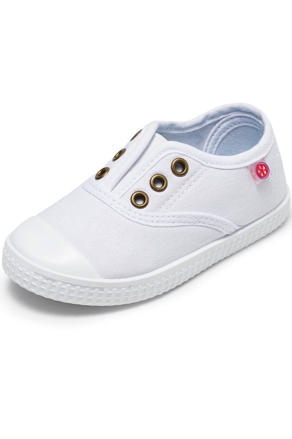 Toddler Shoes Soft Girls Boys Canvas Sneakers LightWeight Slip on Shoes for Kids