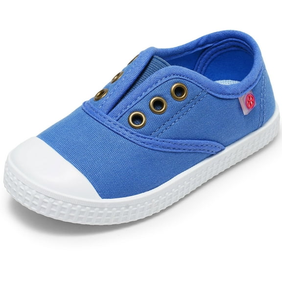 HARVEST LAND Toddler Shoes Soft Girls Boys Canvas Sneakers LightWeight Slip on Shoes for Kids
