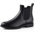 thumbnail image 1 of HARVEST LAND Women Chelsea Boots Black Ankle Boots Fashion Soft Flat Booties for Female Size 9, 1 of 8