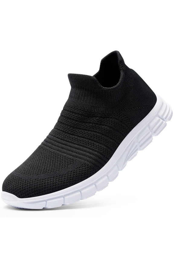 Women Walking Shoes Casual Slip on Tennis Sneakers Comfort Yoga Athletic Gym Shoes for Ladies