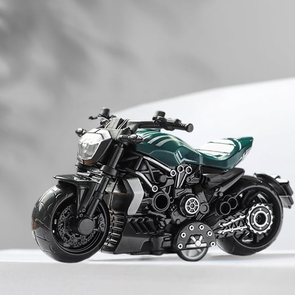 HASACHYL Boys Alloy Simulation Motorcycle Toy Car Detailed Ornament for Street Vendor Display Durable Metal Model for Kids Collection