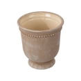 thumbnail image 1 of HASACHYL Brown Ceramic Urn Planter Pot with 6 Inch Modern Flower Pot Indoor Outdoor Container, 1 of 5
