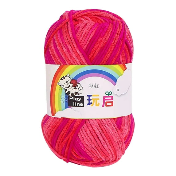 HASACHYL Handmade DIY Wool Knitting Kit, Thick Baby Yarn with Needles for Scarves/Sweaters | Soft Thread for Beginners