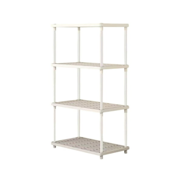 HASACHYL Shelf Ventilated Light Duty Storage Home Organizer With A Shelves Basement White