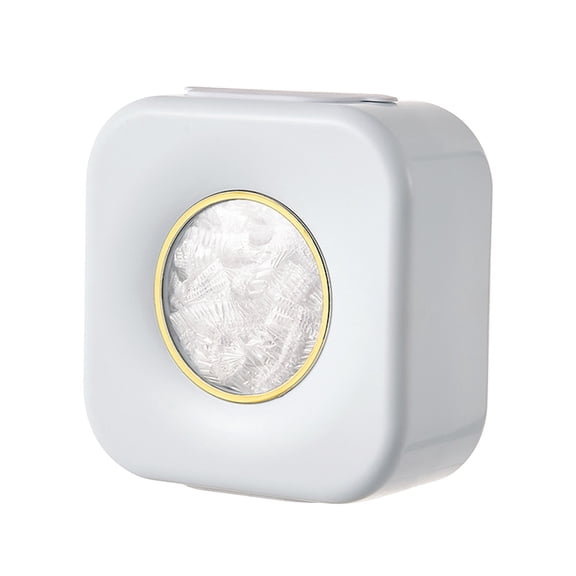 HASACHYL Wall Mounted Plastic Wrap Dispenser with 200 Sink Strainers, Kitchen Organizer for Food Bags and Drain Covers, Space Saver Set