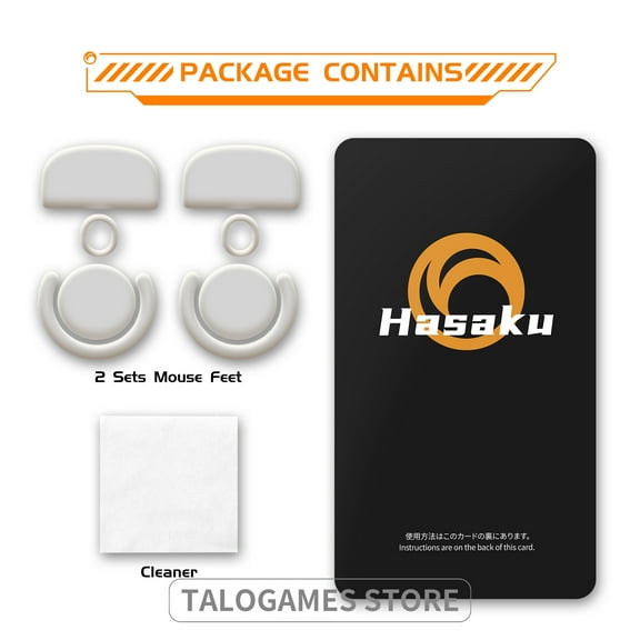 HASAKU ICE Version Mouse Feet Mouse Skates for Logitech G PRO X Superlight Wireless Gaming Mouse, 2Sets