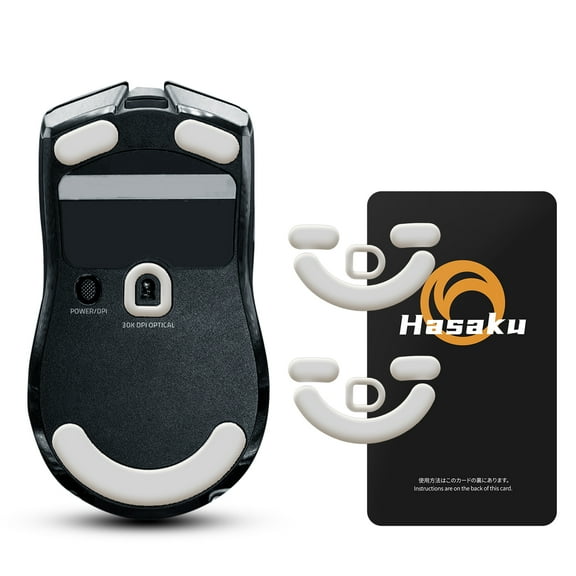 HASAKU ICE Version Mouse Feet Mouse Skates for Viper V2 Pro Wireless Gaming Mouse, 2Sets