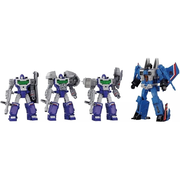 Transformers Takara Tomy Dramatic Capture Series Decepticons Part 1, Adult Collectible Action Figure Set, 15+