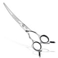 thumbnail image 1 of HASHIMOTO Curved Scissors For Dog Grooming,6.5 inches,Design For Professional Groomer. 6.5", 1 of 6