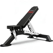 HASIMAN Adjustable Adjustable Commercial Weight Bench, Bench Press Workout Bench for Home Gym Strength Training Decline/Flat/Incline Bench 2000 LBS