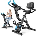thumbnail image 1 of HASIMAN Indoor Exercise Bike Stationary Exercise Bike 4 in 1 Magnetic Upright Bicycle Workout Bike with Arm Resistance Bands For Home Workout 360 Lbs, 1 of 8