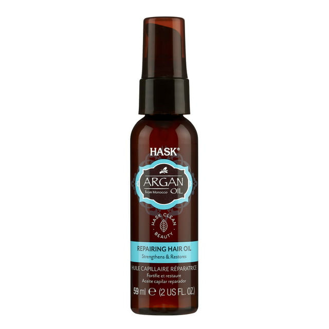 HASK Argan Oil from Morocco Repairing Sulfate-Free Shine Hair Oil, 2 fl. oz