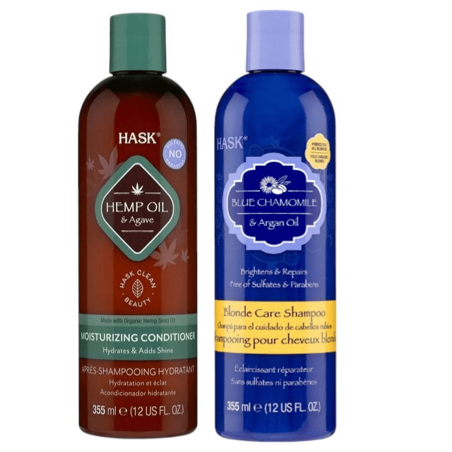 シャンプー ask HASK Blonde Care Sulfate-Free Shampoo with Blue Chamomile