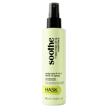 HASK Invigorating Sulfate-Free 5-in-1 Leave-In with Tea Tree Oil & Rosemary, 6 fl oz