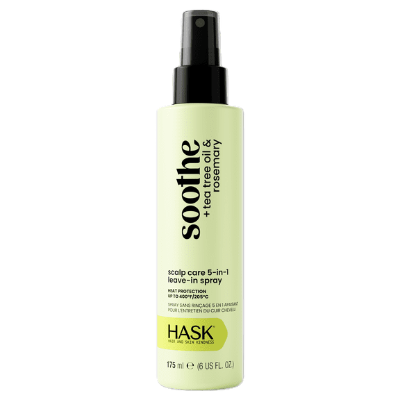 HASK Invigorating Sulfate-Free 5-in-1 Leave-In with Tea Tree Oil & Rosemary, 6 fl oz