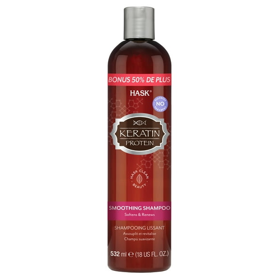 HASK Keratin Protein Smoothing Sulfate-Free Shampoo, 18 fl oz