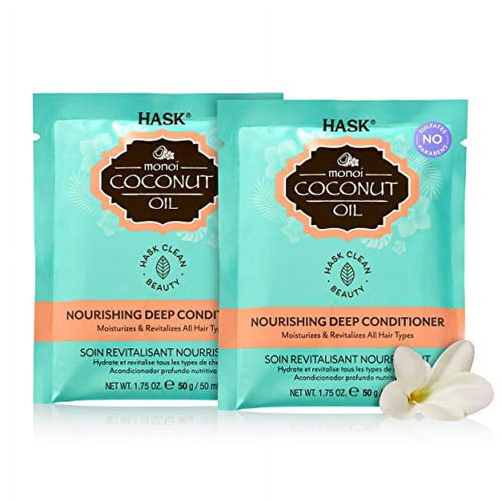 HASK MONOI COCONUT OIL Nourishing Deep Conditioner Treatments for all