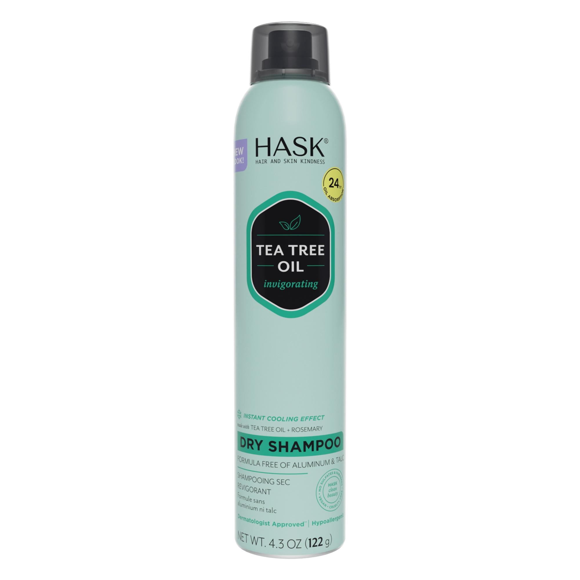 HASK Tea Tree Oil & Rosemary Scalp Detox Dry Shampoo ( 3 Pack ...