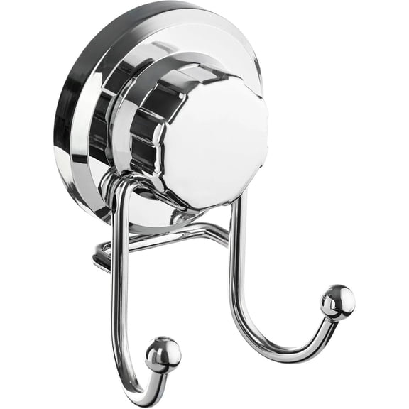 HASKO Suction Cup Hook for Shower, Stainless Steel Bathroom Suction Towel Hooks