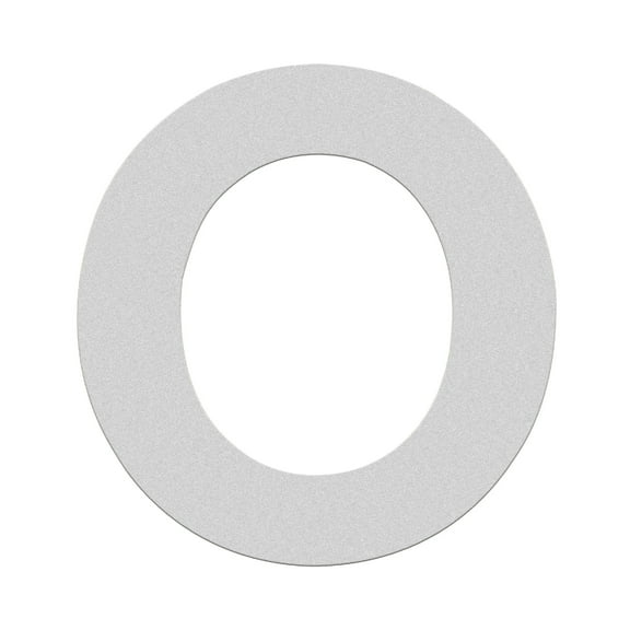 HASWARE 3 inch (7.5 cm) Self Adhesive House Number Apartment Door Numbers Mailbox Stickers, Acrylic(#0, Silver)