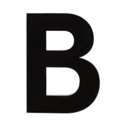 HASWARE 3 inch 7.5 cm Self Adhesive House Number, AcrylicB, Black