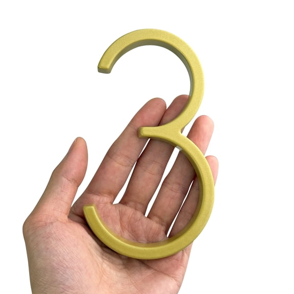 HASWARE 5 inch (12.5 cm) Floating House Number, Zinc Alloy (#3, Golden)