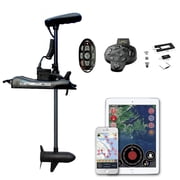 HASWING OUTDOOR Electric Trolling Motor 12V 48" 55lbs Cayman GPS Anchor Control Shaft Bow Mount Fishing Boat Saltwater Freshwater with Wireless Remote Quick Release Bracket Foot Controller