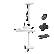 HASWING OUTDOOR Electric Trolling Motor 12V 55LB 54 Inch Shaft Cayman B Bow Mount Boat Fishing Saltwater Freshwater with Remote Control Quick Release Bracket Wired Foot Controller