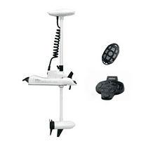 HASWING OUTDOOR Electric Trolling Motor 24V 80LB 48 Inch Shaft Cayman Bow Mount Boat Fishing Saltwater Freshwater with Remote Control and Wired Foot Controller