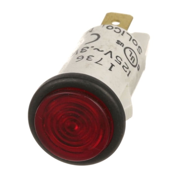 HAT-02.19.154 Signal Light 1/2" Red 125V | Exact Fit Replacement for Hatco 02.19.154 | SHARPTEK.COM Parts - Made In USA | 180-Day Warranty