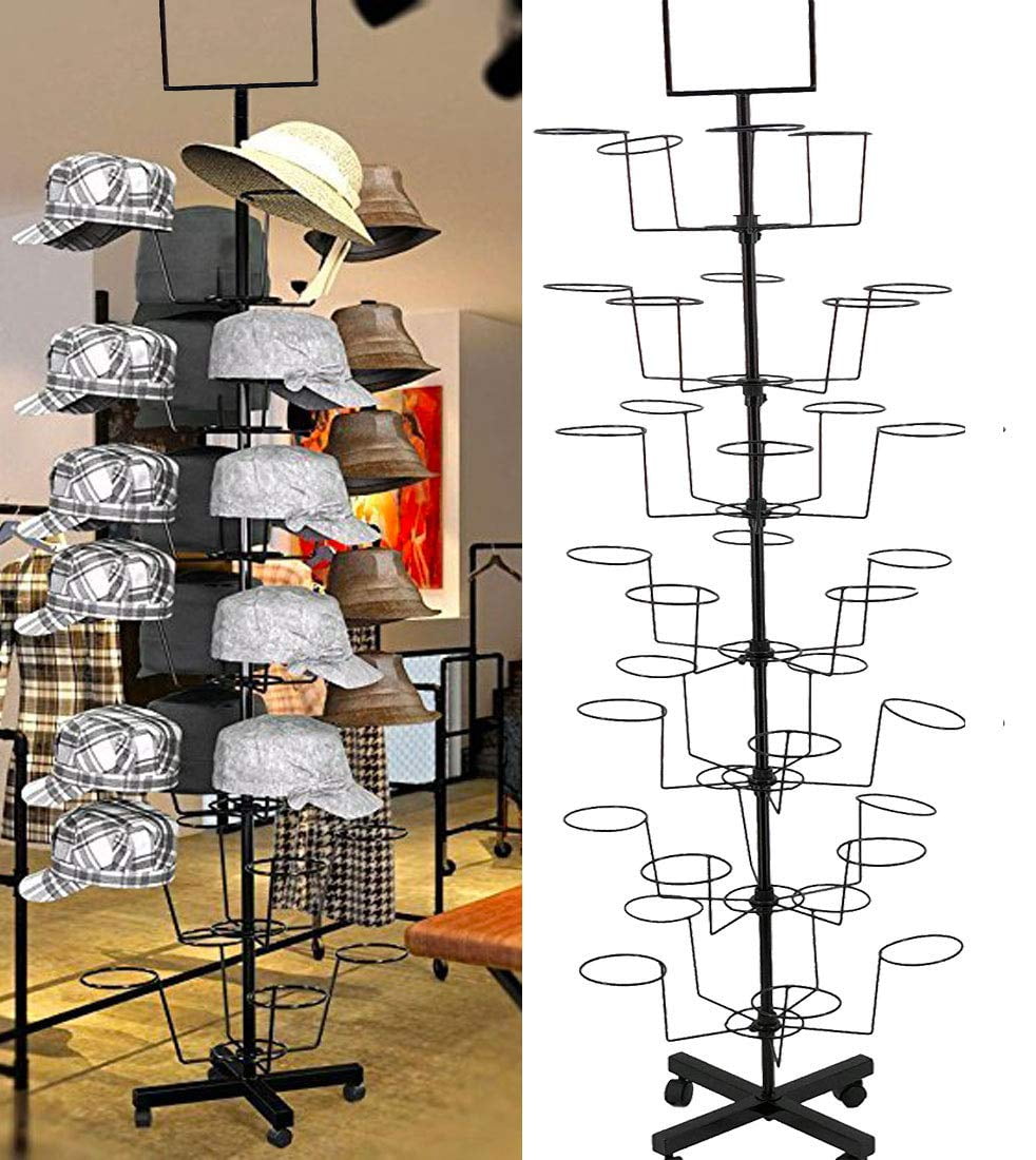 Hat Rack Board Durable Home Decor Hat Display Stand Racks for Baseball, Cowboy Hats ...