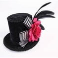 thumbnail image 1 of HAT - HARLEQUIN MINI TOP HAT, 1 of 2