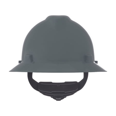 V-Gard® Protective Hats, Fas-Trac Ratchet, Hat, Gray