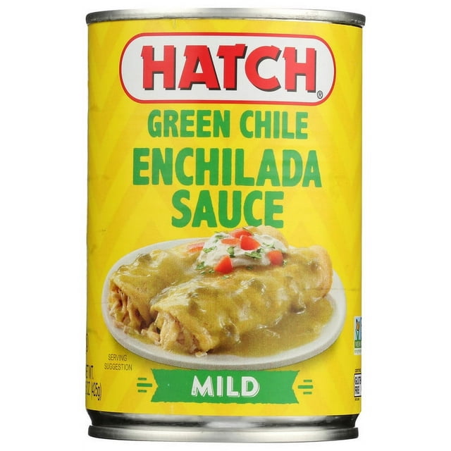 HATCH Green Chile Enchilada Sauce, Mild, 15oz, Kosher, Non-GMO, Gluten Free