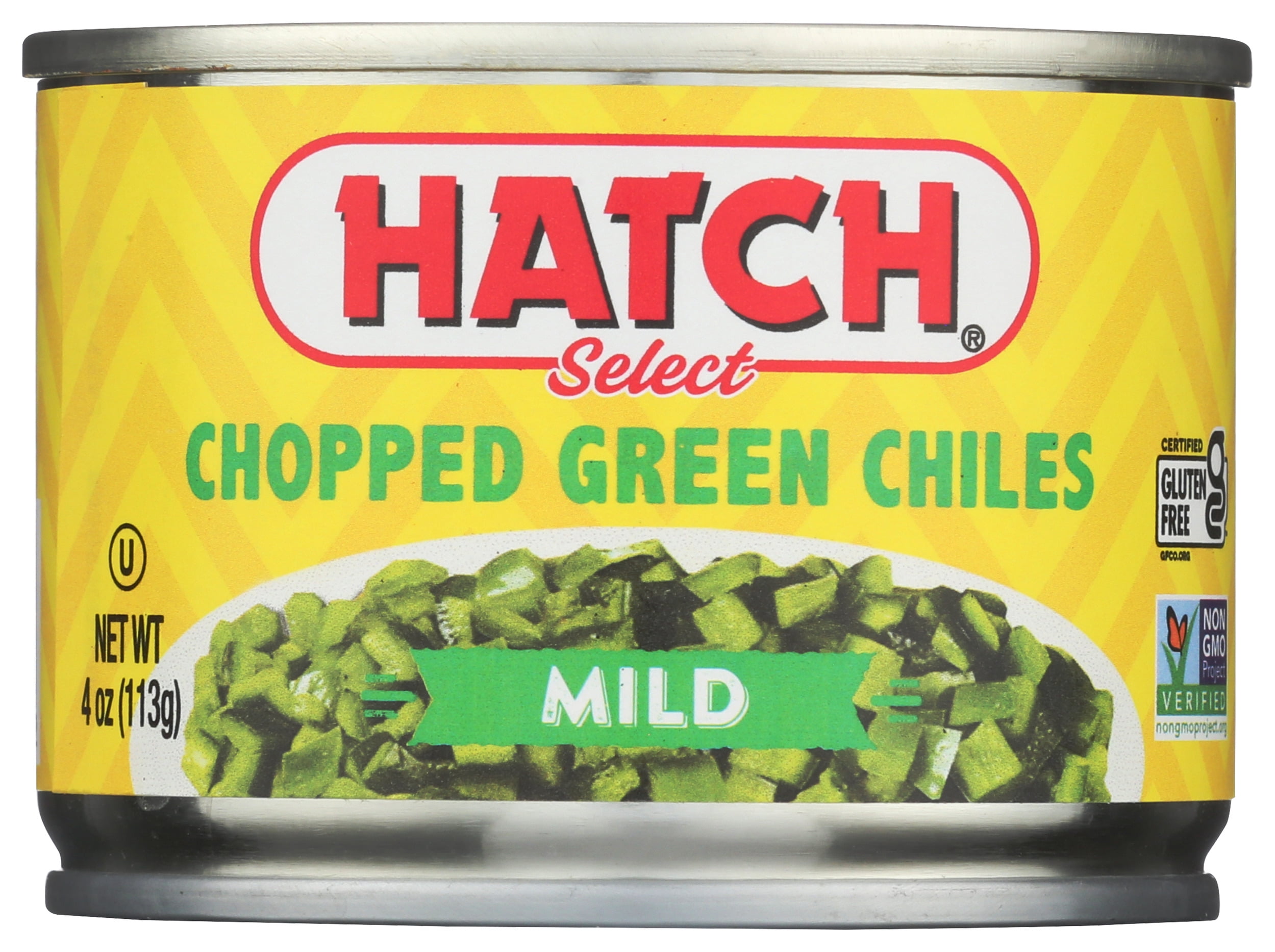 HATCH Select Chopped Green Chiles Mild, 4oz