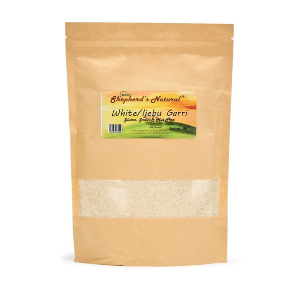 HATF'S SHEPHERD'S NATURAL Nigerian Ijebu Garri Clean Sand-Free 1 lb